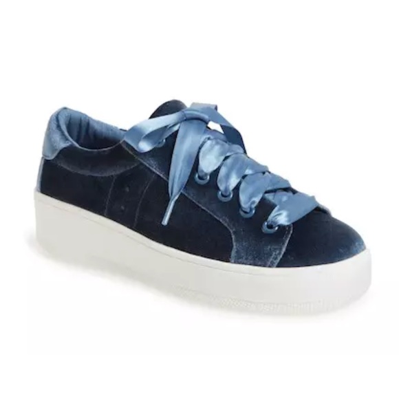 blue steve madden sneakers